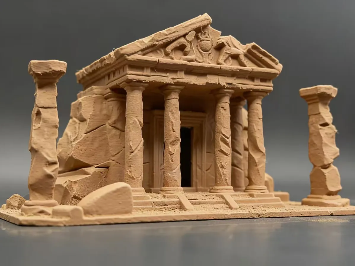 Ancient Greek Temple Ruins
